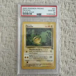 PSA 10 Pikachu Black Star Promo 27 2000 Pokemon English WOTC GEM MINT - Image 1