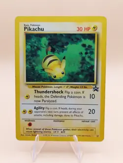 Pikachu Pokemon Black Star Promo #27 WOTC 2000 - Image 1