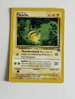 Pokemon TCG Black Star Promo Pikachu Card 27/53 WOTC 2000 LP/NM - Image 1