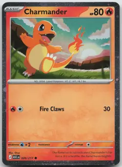Charmander (Cosmos Holo) 020/217 Holo Cards & Products Pokemon Holo NM/M - Image 1