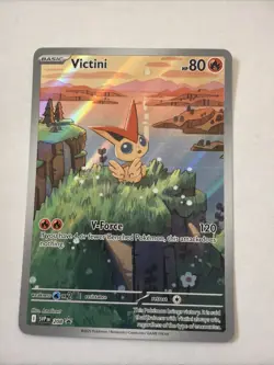 2025 Pokemon SV Black Star Promos SVP EN Victini #208 Illustration Collection - Image 1