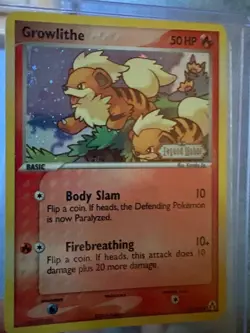 Growlithe 55/92 Legend Maker Holo STAMPED -- Pokemon TCG vintage (2006) - Image 3