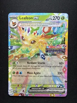 Pokemon: Leafeon ex 006/131 (Prismatic Evolutions Stamp) - Image 1