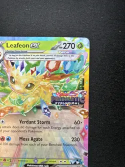 Pokemon: Leafeon ex 006/131 (Prismatic Evolutions Stamp) - Image 3