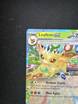 Pokemon: Leafeon ex 006/131 (Prismatic Evolutions Stamp) - Image 4