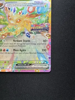 Pokemon: Leafeon ex 006/131 (Prismatic Evolutions Stamp) - Image 5