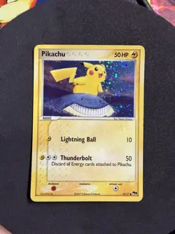 Pokemon TCG Pikachu POP Series 5 Holo Rare 12/17 Crazy Holo Bleed With Swirl🌀💎 - Image 1