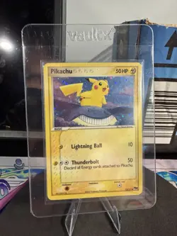 Pokemon TCG Pikachu POP Series 5 Holo Rare 12/17 Crazy Holo Bleed With Swirl🌀💎 - Image 2