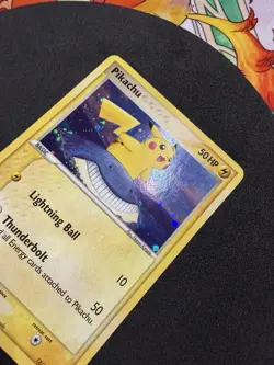 Pokemon TCG Pikachu POP Series 5 Holo Rare 12/17 Crazy Holo Bleed With Swirl🌀💎 - Image 4