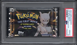 PSA 10 - TOPPS POKEMON MOVIE BOOSTER PACK - GRADED GEM MINT - BLACK LOGO $1.99 - Image 1