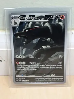 Pokemon TCG SV Shrouded Fable Houndoom 066/064 Illustration Rare Holo ENG - Image 1