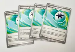 Boomerang Energy 166/167 4x x4 Pokemon Cards 2024 Twilight Masquerade Playset - Image 1