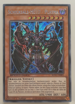 Schicksalsheld PLASMA Secret Rare SGX1-DEB01 Yu-Gi-OH 1,Aufl. NM - Image 1