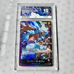 Monkey D Luffy OP09-061 ACE 10 Purple Black One Piece Perfect 10 POP 2 - Image 1