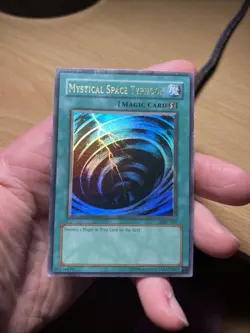 Mystical Space Typhoon - MRL-047 - Yugioh TCG - Ultra Rare - Unlimited DMG #3 - Image 1