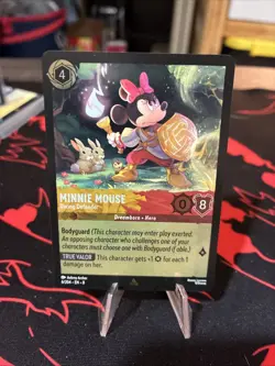 Disney Lorcana MINNIE MOUSE DARING DEFENDER 35/P2 Foil Reign Jafar NM/M - Image 1