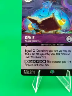 Disney Lorcana TCG Genie Magical Researcher 210/204 Winterspell (Epic) NM - Image 4