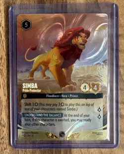 Disney lorcana - Challenge Foil Promo - Simba Pride Protector 4/C2 .EN.6 - Image 4