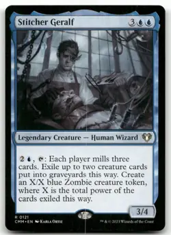 Stitcher Geralf #121 (NM) Commander Masters CMM Magic MTG - Image 1