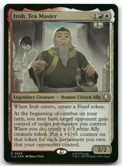 Iroh, Tea Master #228 (Foil) (NM) Avatar: The Last Airbender TLA Magic MTG - Image 1