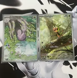 Chespin 087 X Sliggoo 095 Bundle (2) Pokemon Tcg Chaos Rising - Image 1