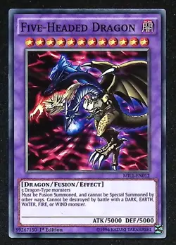 Five-Headed Dragon - MIL1-EN012 - Common - 1st Edition Yugioh - Image 1