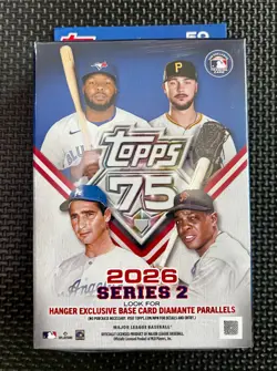 2026 Topps Series 2 Baseball Hanger Box Factory Sealed Brand New In Hand - Image 1