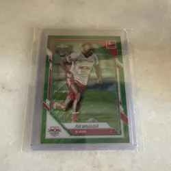 Topps Chrome Bundesliga 2025-26 Yan Diomande RC Rookie Green Wave Parallel /99 - Image 1
