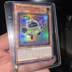 YUGIOH LOLLIPOP YUMMY ULTRA RARE 1ST NEAR MINT JUSH-EN018 - Image 1