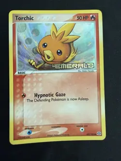 Torchic 69/106 EX Emerald Reverse Holo Rare Vintage Pokemon TCG LP Pokemon TCG - Image 1