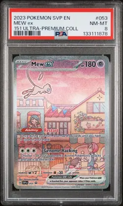 2023 Pokemon Svp En-Sv Black Star Promo 053 Mew Ex 151 Ultra-Premium Coll - PSA - Image 1