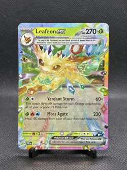 Leafeon ex - 006/131 - Double Rare - Prismatic Evolutions - Pokemon Card - NM/M - Image 1