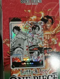 ST30-001 Luffy & Ace leader Alt Art (Parallel) One Piece Card Game - Image 1