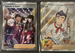 Pokemon TCG Full Art Trainer - Lot of 9 Rare Full Art Holo Cards Judge,peony,FIG - Image 5