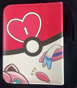 Pokemon Jigglypuff & Sylveon Fairy TCG Card Zip-Binder w/ 4 Pockets & 50 Pages - Image 2