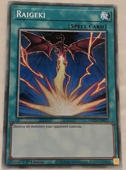 YUGIOH MP25-EN015 Raigeki Starlight Rare 1st Edition - Image 1
