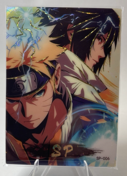Naruto & Sasuke #SP-006, Rare Hit; Naruto Phantom Cards Series 1 CCG - Image 1