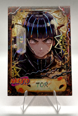 Hinata Hyuga #TOR-009 Foil 3D Image /188; Naruto Phantom Cards Series 1 CCG - Image 1