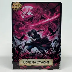 Naruto Itachi Uchiha Anime Goddess Story ACG Card - Image 1