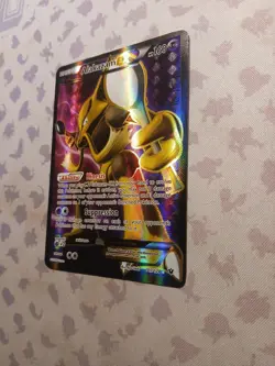 Pokemon Alakazam EX TCG Fates Collide Holo Full Art Ultra Rare Card 117/124 - Image 2