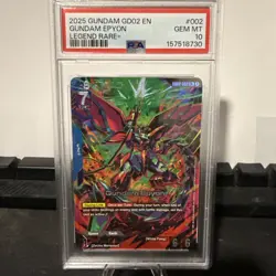 Gundam Epyon (LR) GD02-002 - Gundam TCG Card Game - Dual Impact PSA 10 - Image 1