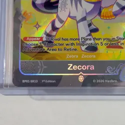 Hasbro My Little Pony Card Game Zecora BP01-SR13 BP01 Super Rare Holo 1st EN - Image 3