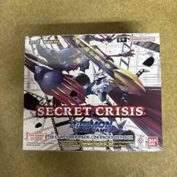 Digimon Card Game Secret Crisis Booster Box BT17 Sealed Bandai TCG English Ver. - Image 1