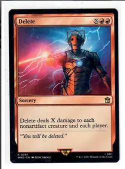 Delete 81 Rare Universes Beyond: Doctor Who Magic: The Gathering Near Mint - Image 1