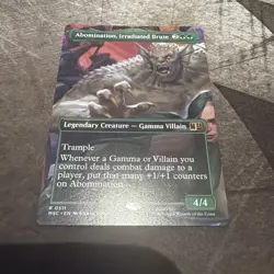 Abomination, Irradiated Brute (Borderless) 511 MTG Commander: Marvel Regular NM - Image 1
