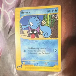 Nintendo Pokemon TCG Horsea 84/147 Aquapolis 2002 Common Regular 40 HP Basic - Image 1