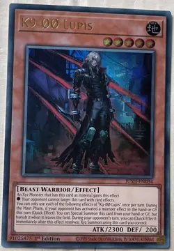 Yugioh K9-OO Lupis JUSH-EN034 Ultra Rare 1st edition - Image 1