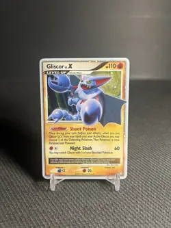 Pokemon TCG Gliscor LV.X 141/146 Legends Awakened Holo MP - Image 1