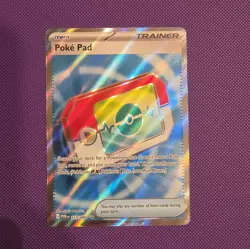 POKE PAD FULL ART HOLO 113/088 POKEMON CARD PERFECT ORDER MINT/NM PACK FRESH - Image 1