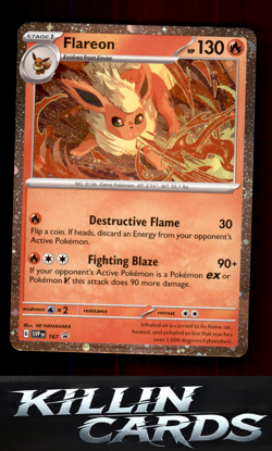Flareon - 167 (Cosmos Holo) 167 Pokemon Promo SV: Scarlet & Violet Promo Cards C - Image 1
